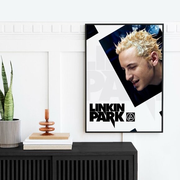 16x20 Linkin Park Rock Star Chester Portrait Oil Painting Art Poster - Picture 5 of 5